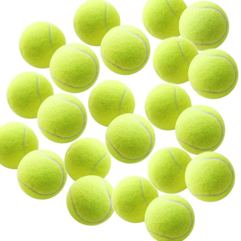 Swity Home Tennis Balls  12 Pack Tennis Training Balls for Adults Kids Lessons  Practice or Playing with Pet (Regular Color) - Image 1